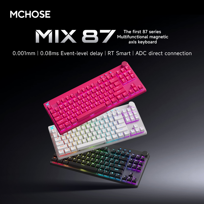 Gaming Accessories Rgb - MCHOSE MIX87 Magnetische schakelaar Mechanische toetsenborden