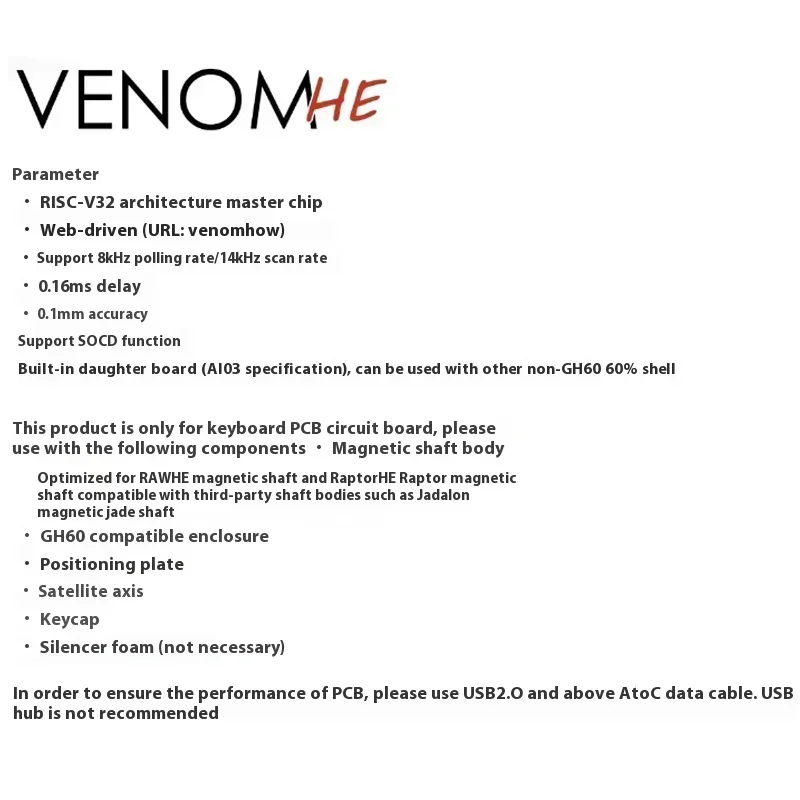 Geonworks Venom60 HE Venom65 H - Gaming Accessories Rgb recensie en prijs