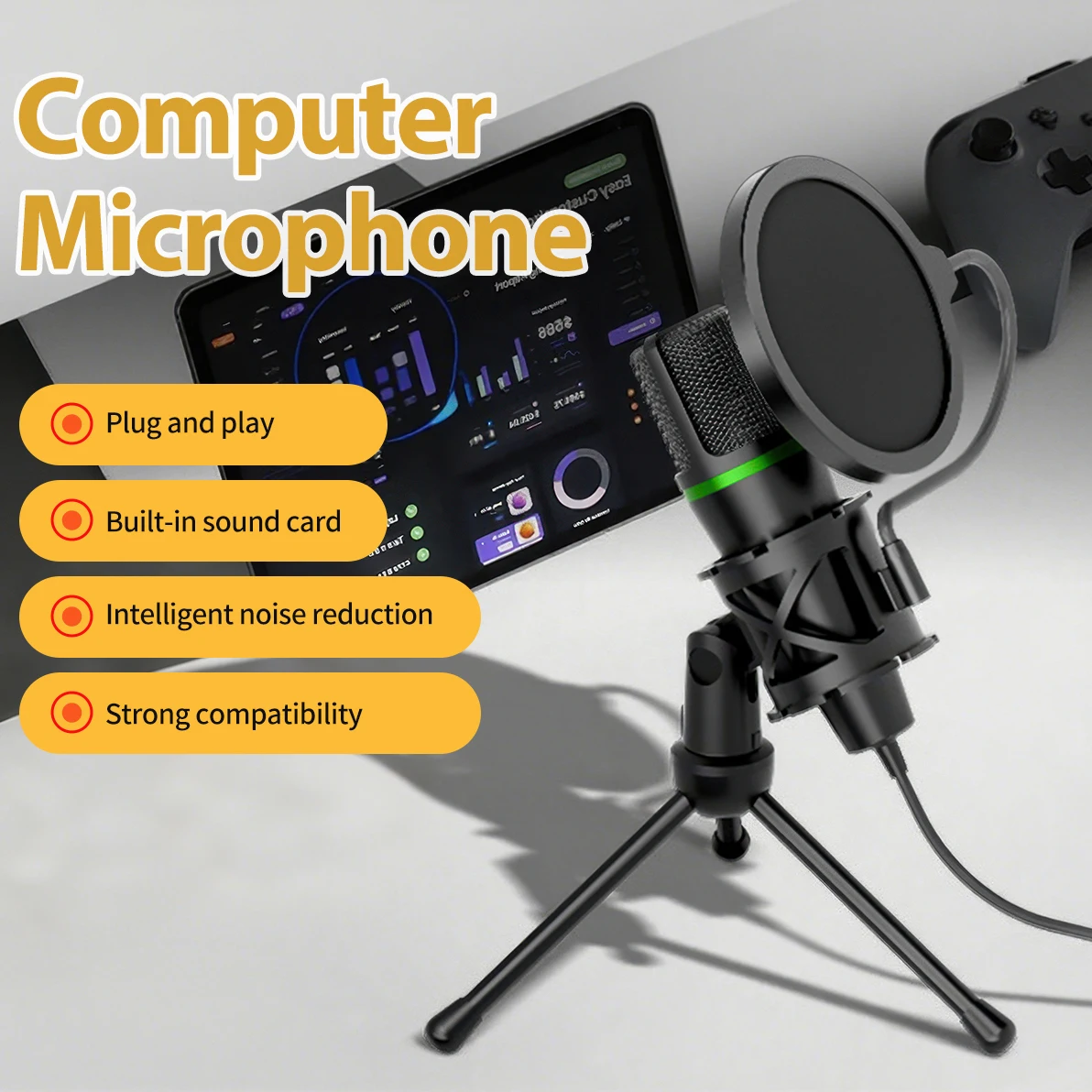 Condensatormicrofoon USB Bedra - Gaming Accessories Rgb recensie en prijs