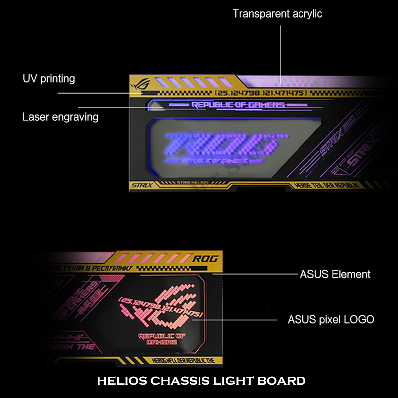 RGB Spiegel PC Case Backplate  - Gaming Accessories Rgb recensie en prijs