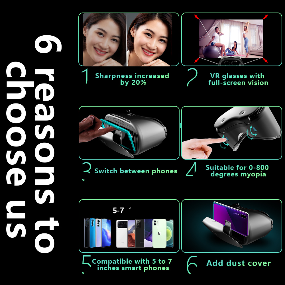 3D Virtual Reality VR-bril voo - Gaming Accessories Iphone recensie en prijs