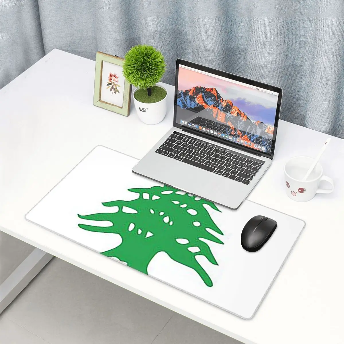 Grote muismat Vlag van Libanon - Gaming Accessories Lebanon recensie en prijs