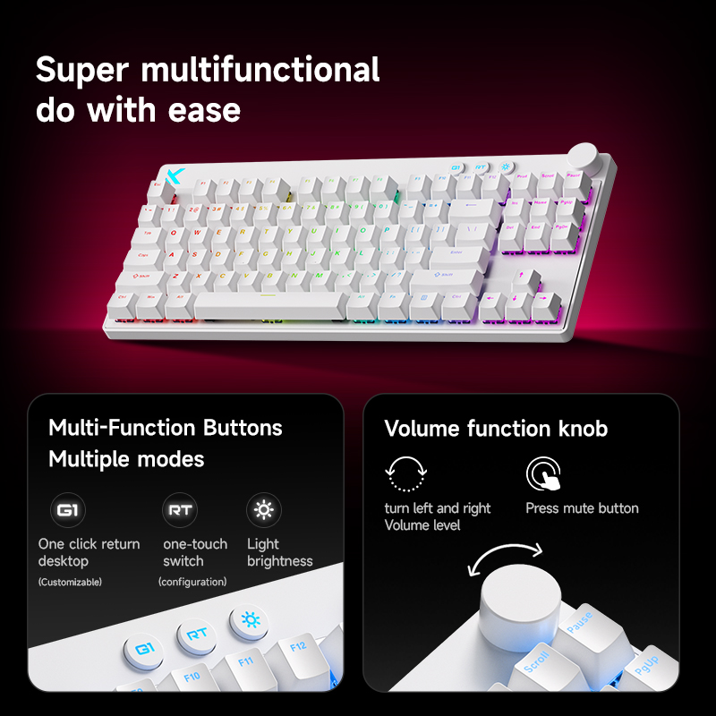 MCHOSE MIX87 Magnetische schak - Gaming Accessories Rgb recensie en prijs