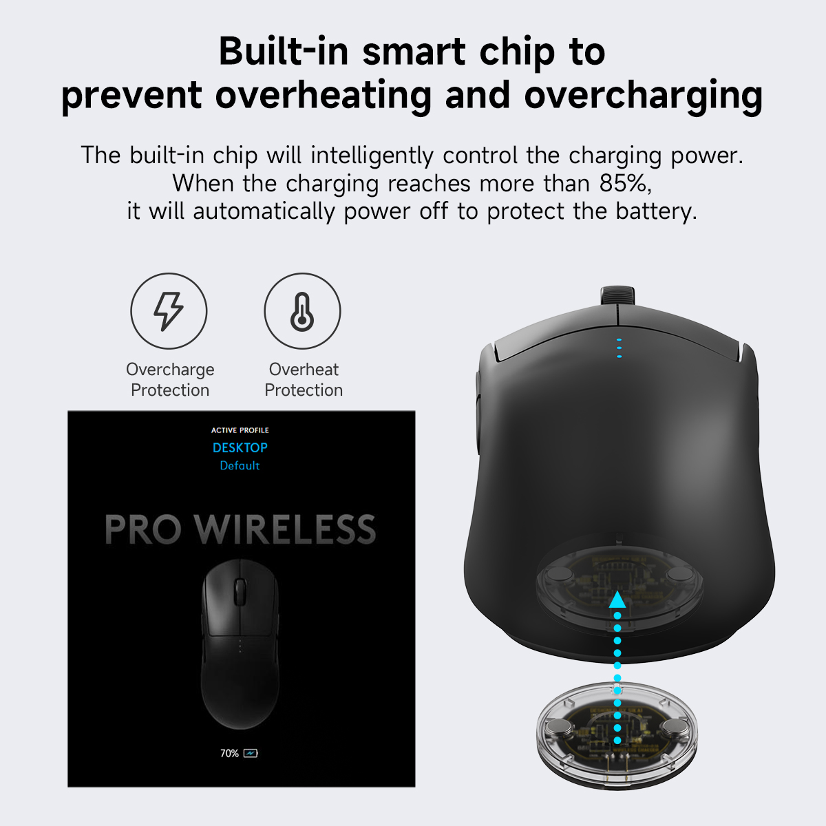 Qi Draadloze Muis Module voor  - Logitech Mouse G502 recensie en prijs